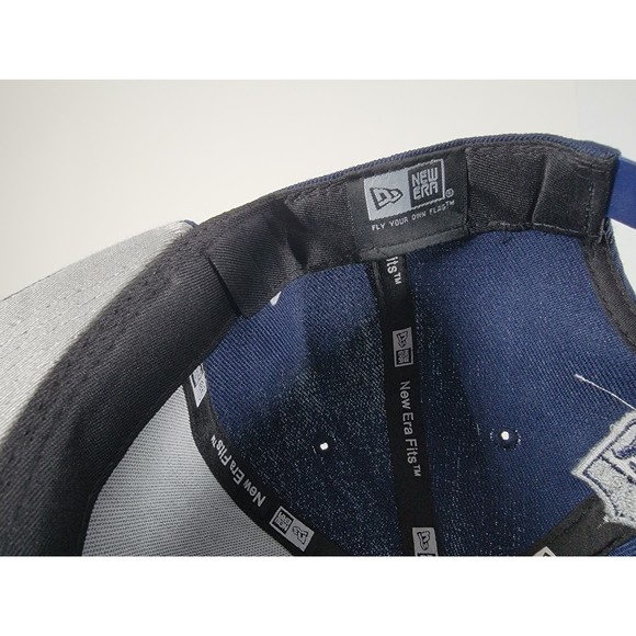 Dallas Cowboys New Era Blue Adjustable Snapback Hat Side Split NFL Football Cap - Picture 9 of 9